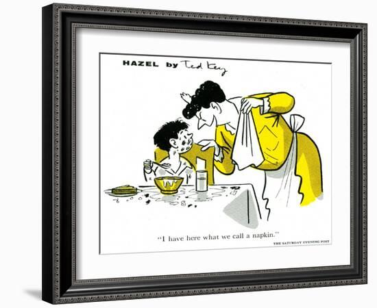 Hazel Cartoon-Ted Key-Framed Giclee Print