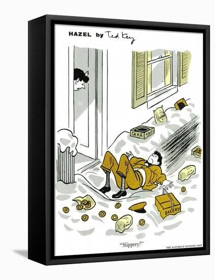 Hazel Cartoon-Ted Key-Framed Premier Image Canvas