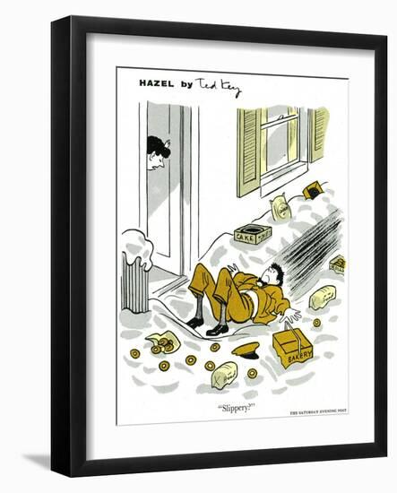 Hazel Cartoon-Ted Key-Framed Giclee Print