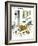 Hazel Cartoon-Ted Key-Framed Giclee Print