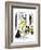 Hazel Cartoon-Ted Key-Framed Giclee Print