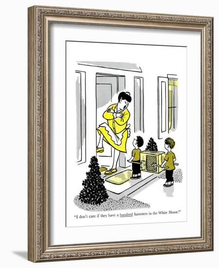 Hazel Cartoon-Ted Key-Framed Giclee Print