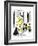 Hazel Cartoon-Ted Key-Framed Giclee Print