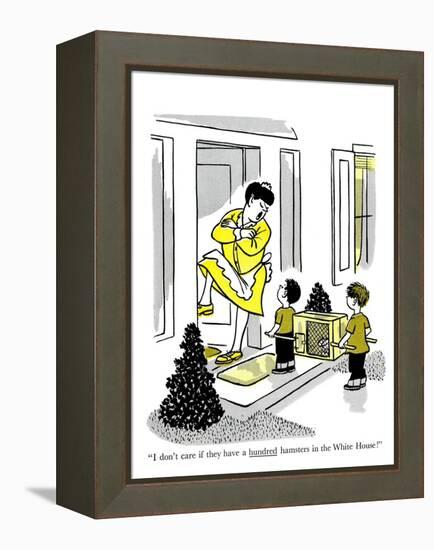 Hazel Cartoon-Ted Key-Framed Premier Image Canvas