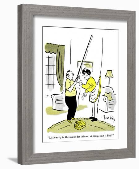 Hazel Cartoon-Ted Key-Framed Giclee Print