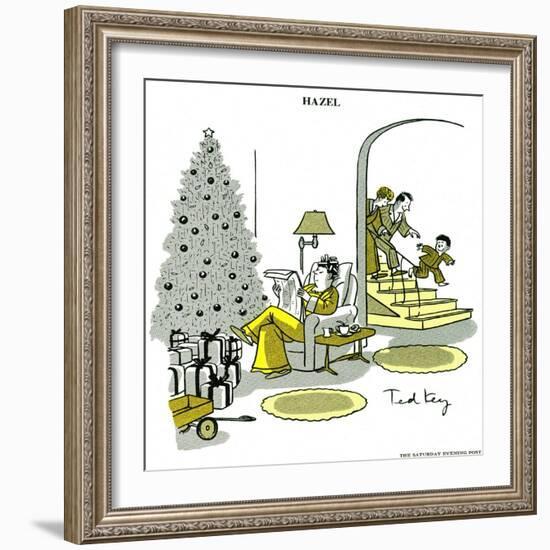 Hazel Cartoon-Ted Key-Framed Giclee Print