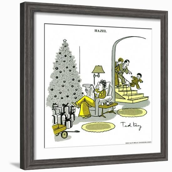 Hazel Cartoon-Ted Key-Framed Giclee Print