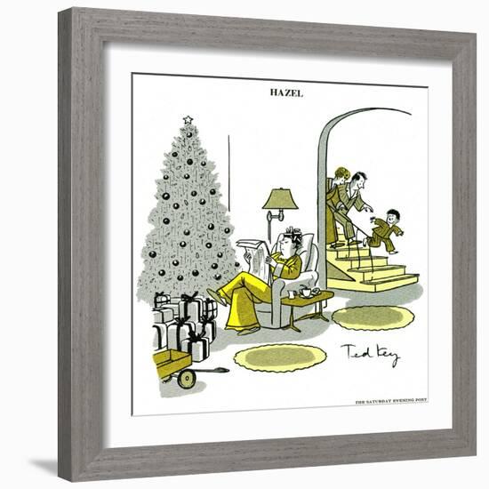 Hazel Cartoon-Ted Key-Framed Giclee Print