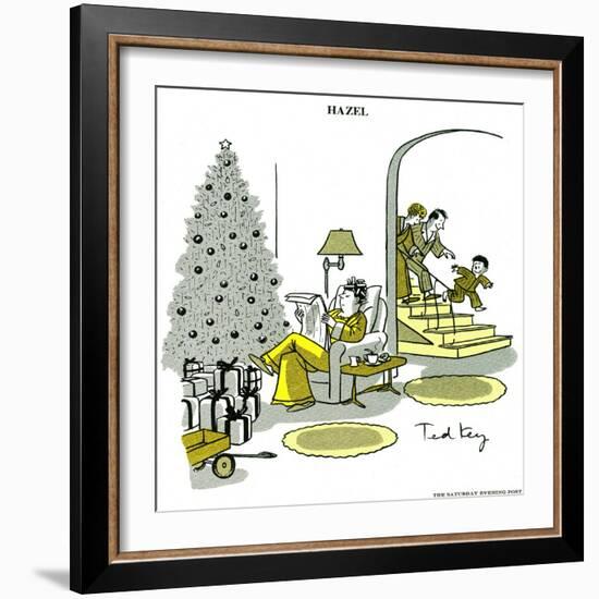 Hazel Cartoon-Ted Key-Framed Giclee Print