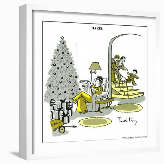 Hazel Cartoon-Ted Key-Framed Giclee Print