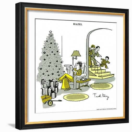 Hazel Cartoon-Ted Key-Framed Giclee Print