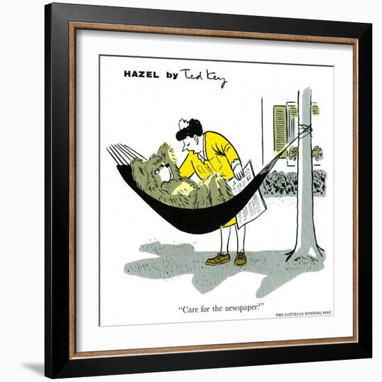 Hazel Cartoon-Ted Key-Framed Giclee Print