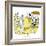 Hazel Cartoon-Ted Key-Framed Giclee Print