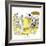 Hazel Cartoon-Ted Key-Framed Giclee Print