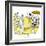 Hazel Cartoon-Ted Key-Framed Giclee Print