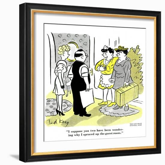 Hazel Cartoon-Ted Key-Framed Giclee Print