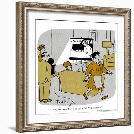 Hazel Cartoon-Ted Key-Framed Giclee Print