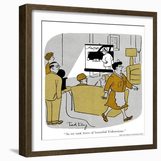 Hazel Cartoon-Ted Key-Framed Giclee Print