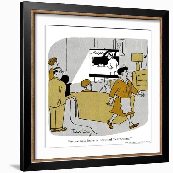 Hazel Cartoon-Ted Key-Framed Giclee Print