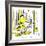 Hazel Cartoon-Ted Key-Framed Giclee Print