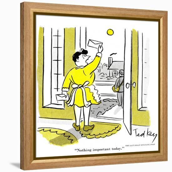 Hazel Cartoon-Ted Key-Framed Premier Image Canvas