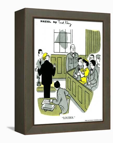 Hazel Cartoon-Ted Key-Framed Premier Image Canvas