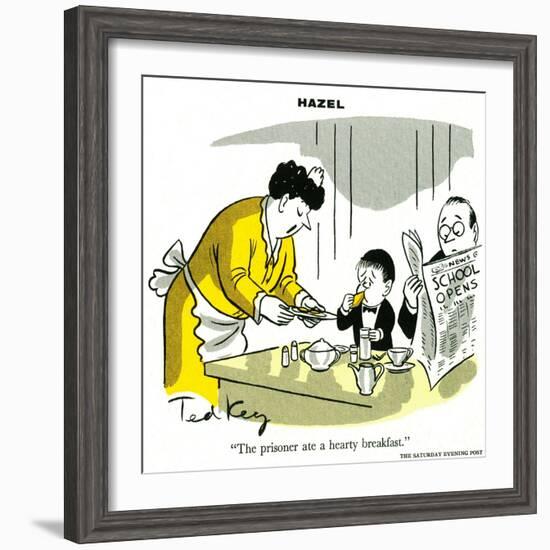 Hazel Cartoon-Ted Key-Framed Giclee Print