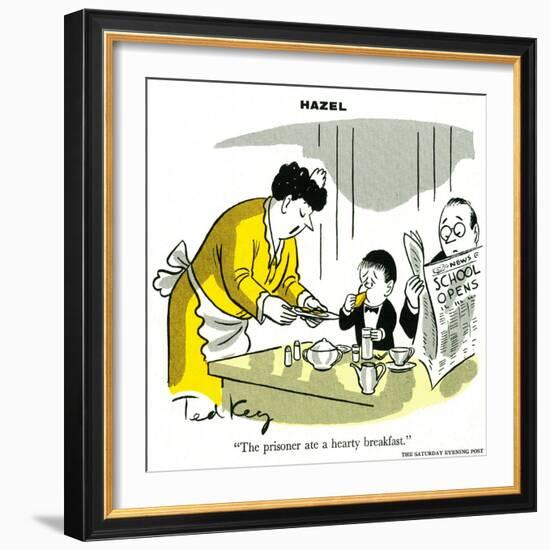 Hazel Cartoon-Ted Key-Framed Giclee Print