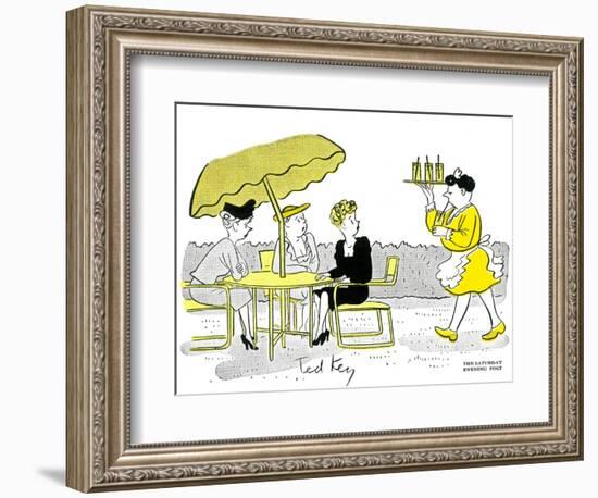 Hazel Cartoon-Ted Key-Framed Giclee Print