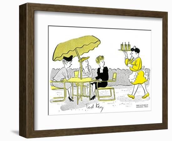 Hazel Cartoon-Ted Key-Framed Giclee Print