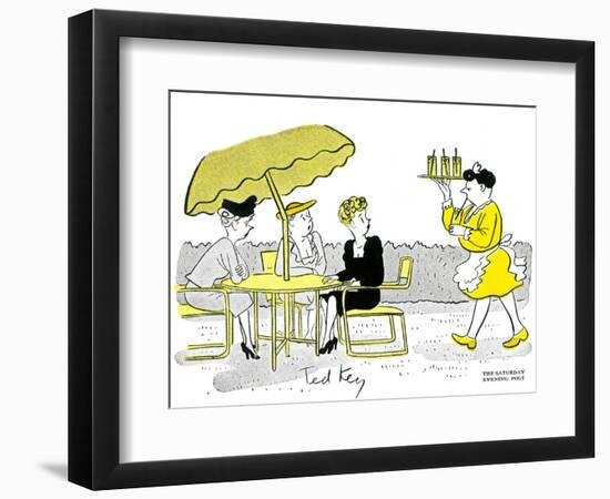 Hazel Cartoon-Ted Key-Framed Giclee Print