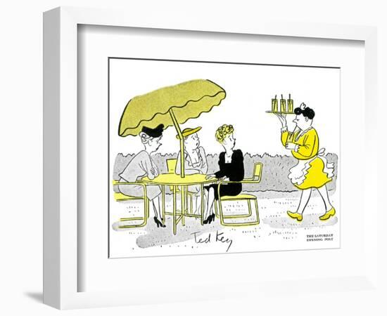 Hazel Cartoon-Ted Key-Framed Giclee Print