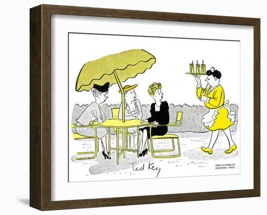 Hazel Cartoon-Ted Key-Framed Giclee Print