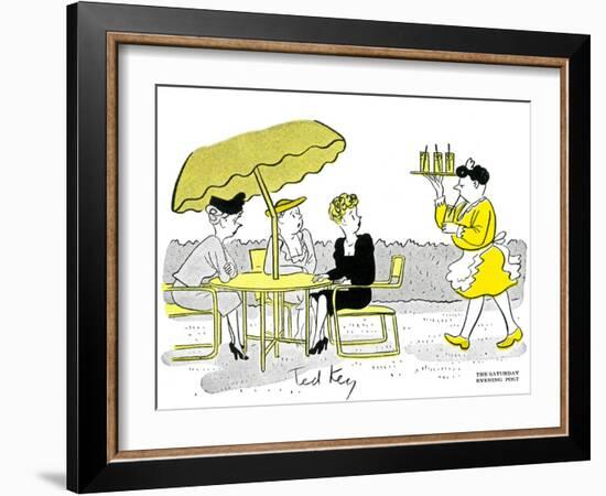 Hazel Cartoon-Ted Key-Framed Giclee Print