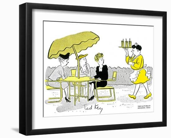 Hazel Cartoon-Ted Key-Framed Giclee Print