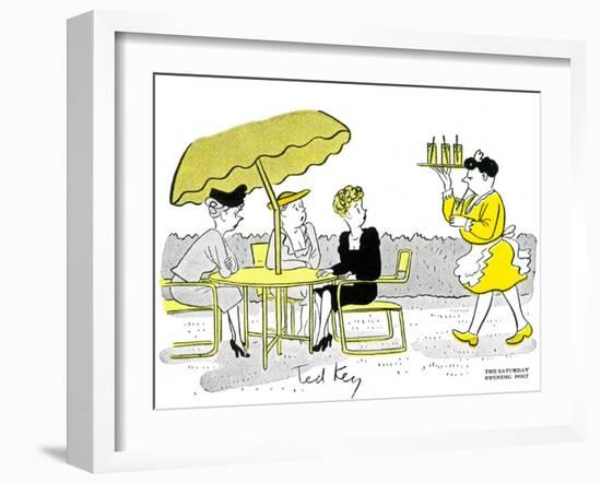 Hazel Cartoon-Ted Key-Framed Giclee Print