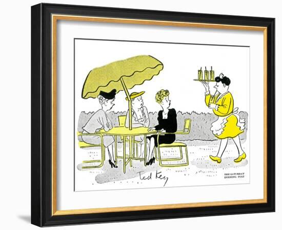 Hazel Cartoon-Ted Key-Framed Giclee Print