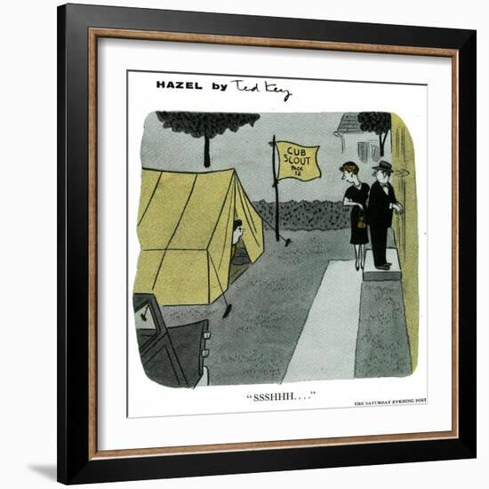 Hazel Cartoon-Ted Key-Framed Giclee Print