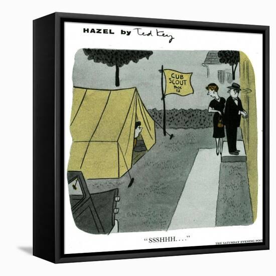 Hazel Cartoon-Ted Key-Framed Premier Image Canvas