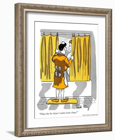 Hazel Cartoon-Ted Key-Framed Giclee Print