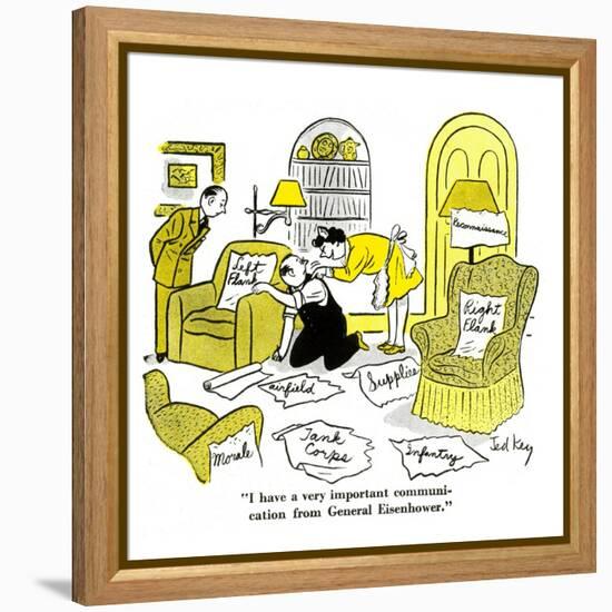 Hazel Cartoon-Ted Key-Framed Premier Image Canvas