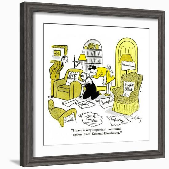 Hazel Cartoon-Ted Key-Framed Giclee Print