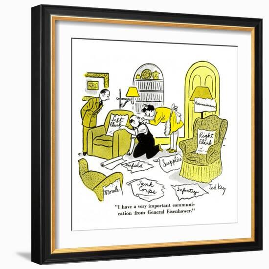 Hazel Cartoon-Ted Key-Framed Giclee Print