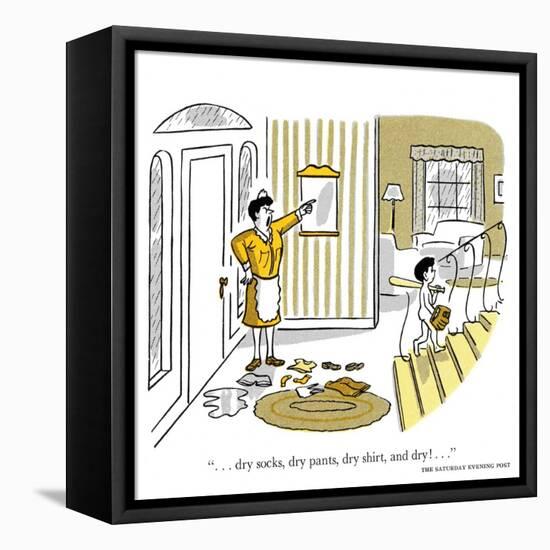 Hazel Cartoon-Ted Key-Framed Premier Image Canvas