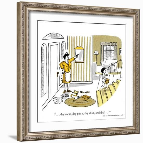 Hazel Cartoon-Ted Key-Framed Giclee Print