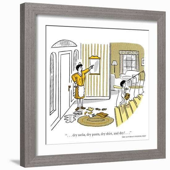 Hazel Cartoon-Ted Key-Framed Giclee Print