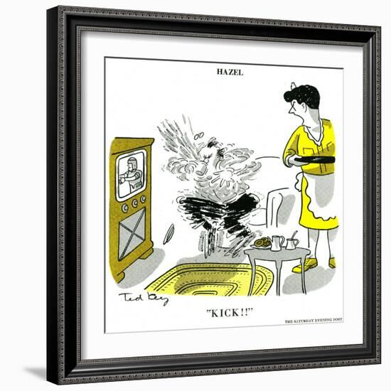 Hazel Cartoon-Ted Key-Framed Giclee Print