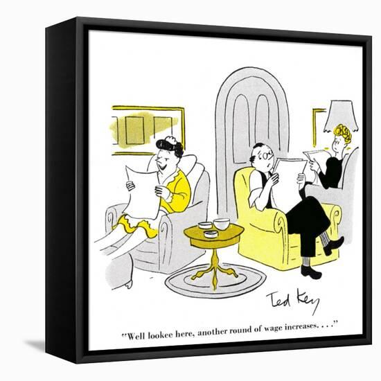 Hazel Cartoon-Ted Key-Framed Premier Image Canvas