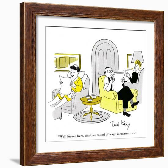 Hazel Cartoon-Ted Key-Framed Giclee Print