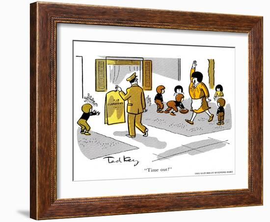 Hazel Cartoon-Ted Key-Framed Giclee Print